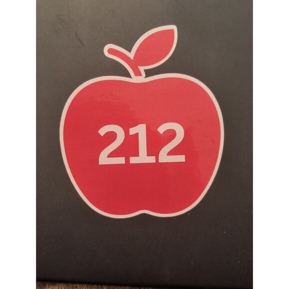 New York City NYC 212 Big Apple Decal Area Code Phone Sticker (2 Pack) - Picture 2 of 3